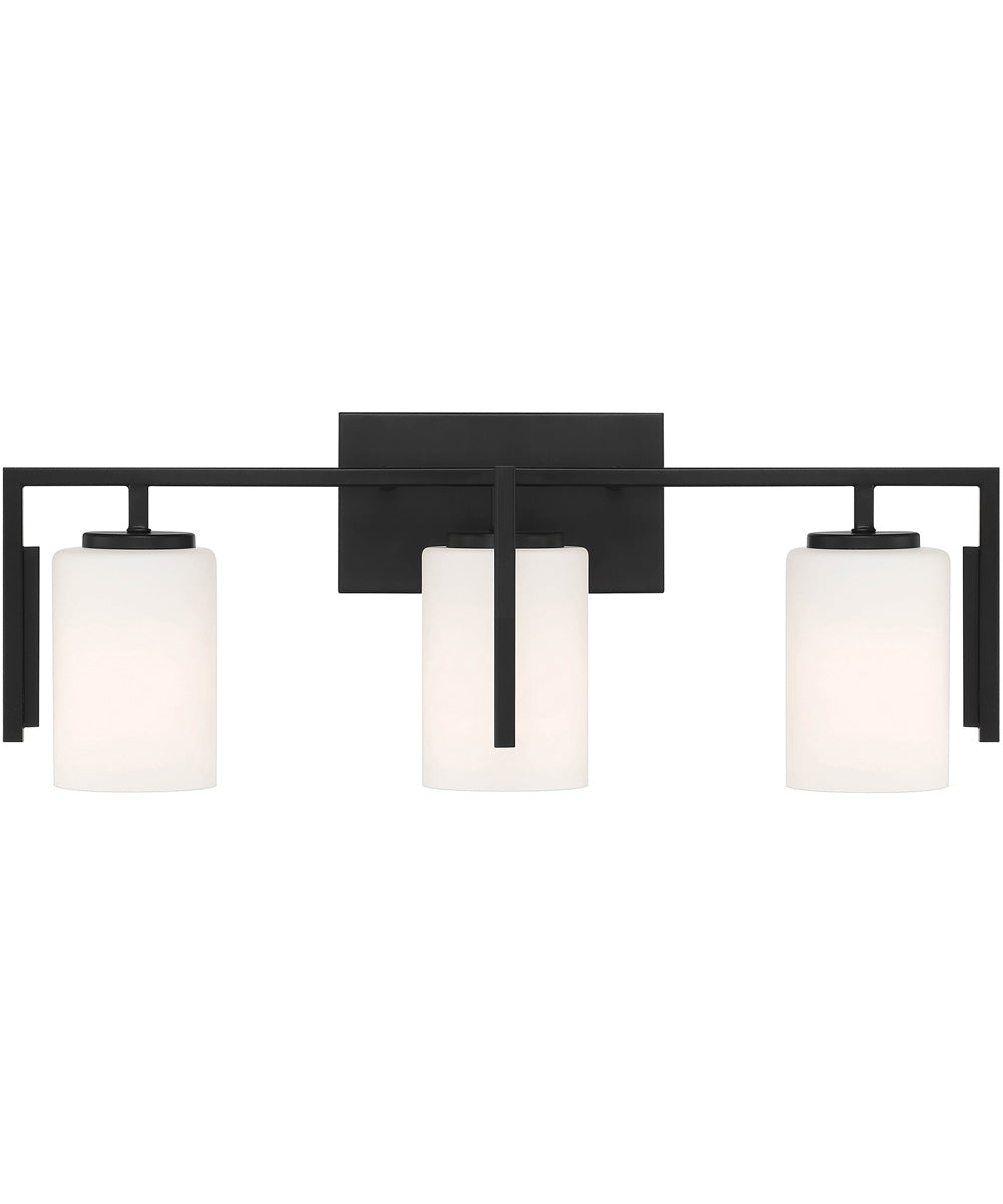 Cambria 3 Light Vanity Matte Black