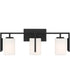 Cambria 3 Light Vanity Matte Black
