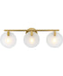 Sky Fall 3 Light Vanity Brushed Gold