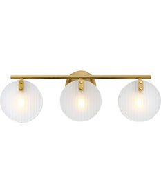 Sky Fall 3 Light Vanity Brushed Gold
