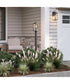 Cantley Large Outdoor Wall Lantern with Clear Glass Panels Matte Black