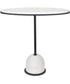 Morro White Marble Side Table