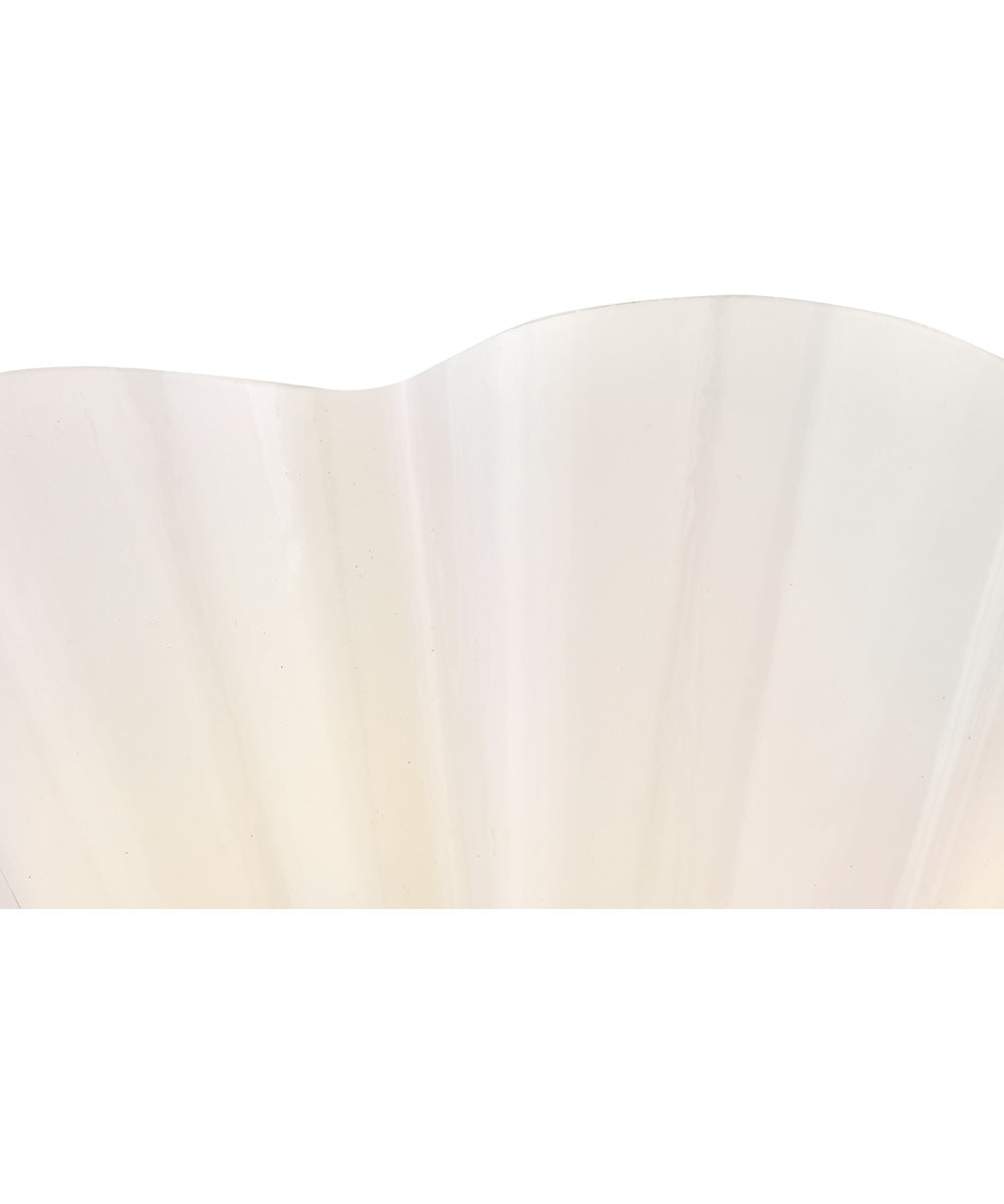 Honey 3-Light Medium Semi-Flush Mount in Black