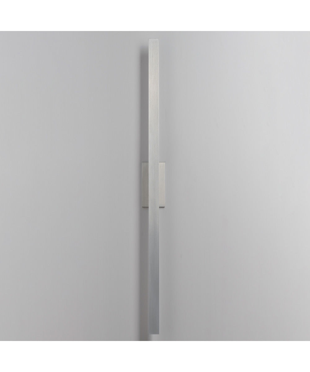 Alumilux Line 5CCT 96 inch LED Outdoor Wall Sconce Satin Aluminum