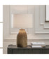 Harris Mottled Brown Table Lamp