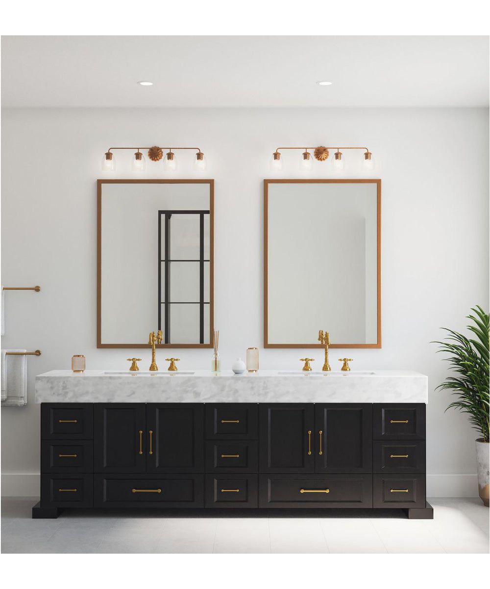 Quillan 4-Light Transitional Bath & Vanity Light Gold Ombre