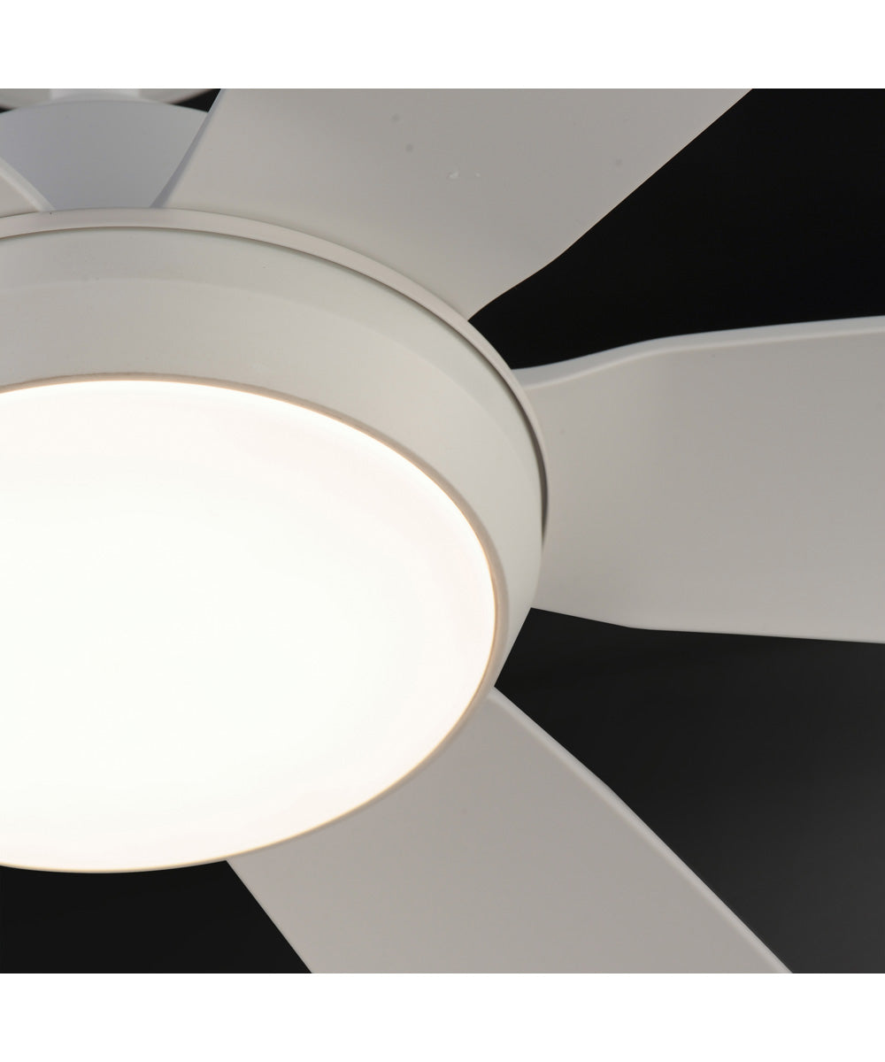 Albatross 72 inch 6-Blade Marine Grade Fan w LED Matte White
