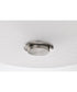 Lune 3-Light Close-to-Ceiling Brushed Nickel