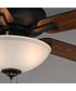 Super-Max 52 inch Ceiling Fan with 2-Light Kit Black