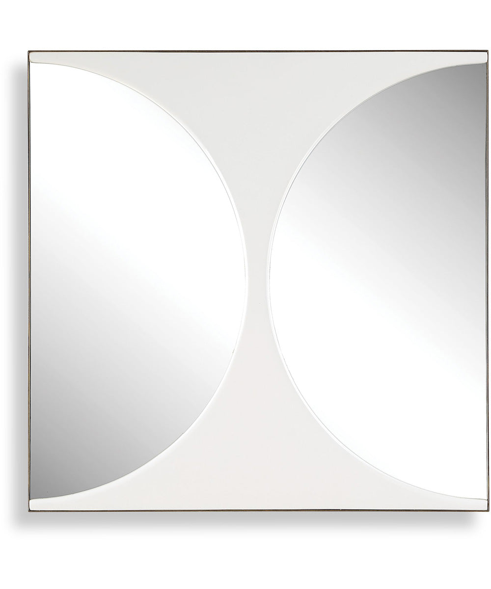 New Moon Mirrored Wall Decor