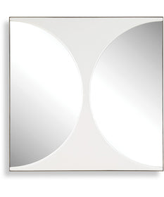 New Moon Mirrored Wall Decor