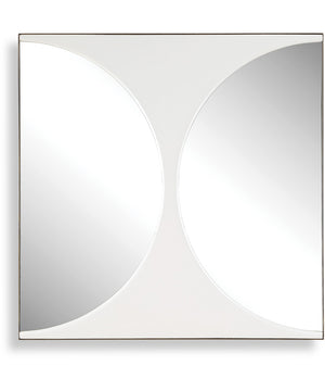 New Moon Mirrored Wall Decor