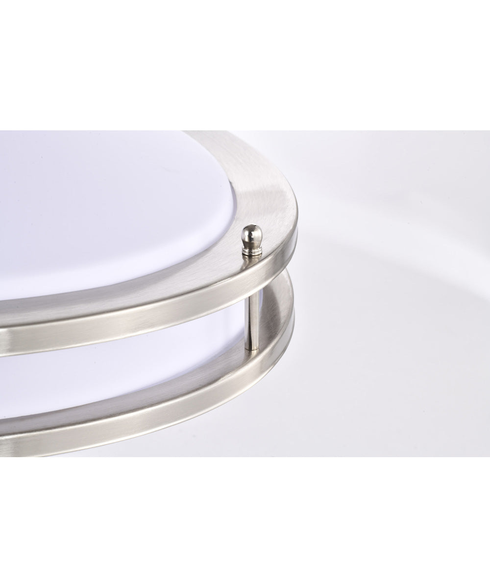 Glamour  Close-to-Ceiling Brushed Nickel