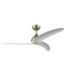 Nirra 52-in. 3-Blade Modern Ceiling Fan Champagne Bronze