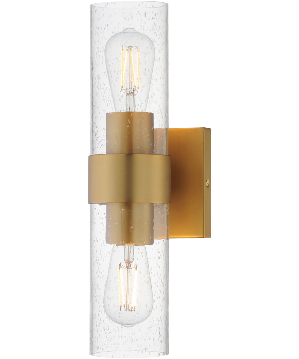 Livingston 2-Light Sconce Natural Aged Brass