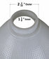 6 Inch Diameter Milky White Reflector-Type IES Replacement Glass Shade for Stiffel