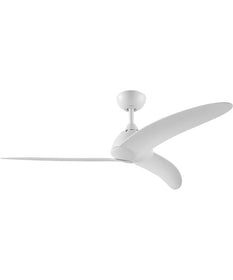 Nirra 52-in. 3-Blade Modern Ceiling Fan Matte White