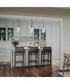 Mack 1-Light Pendant with Layered Glass Shade Matte Black