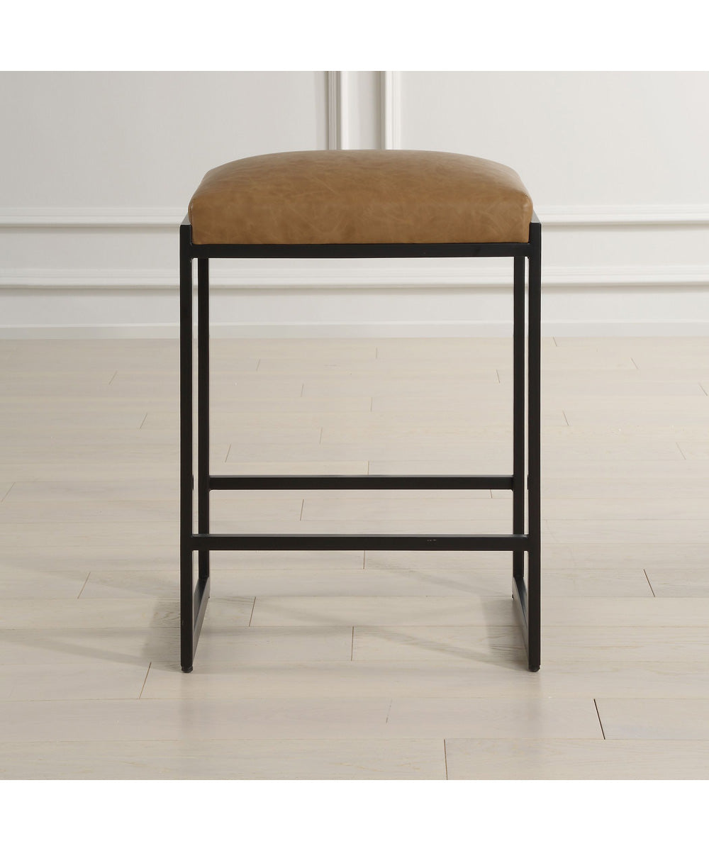 Atticus Black Counter Stool