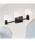 Clarksville 3-Light Vanity & Wall Matte Black