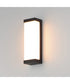 Tunnel 15-16 inch LED Outdoor Sconce Black