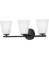Bri 3-Light Medium Three Light Vanity in Black