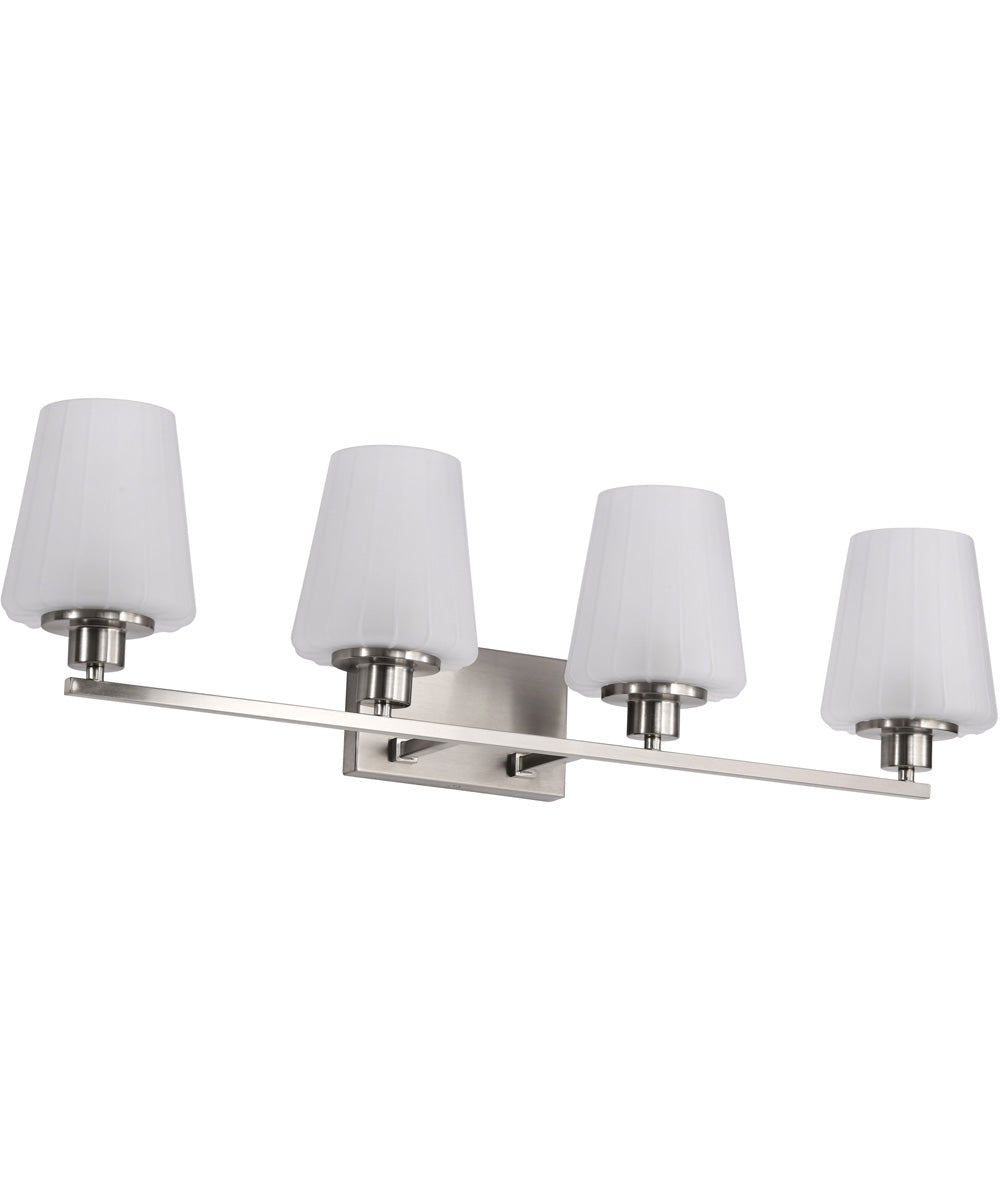 Lune 4-Light Vanity & Wall Brushed Nickel
