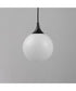 Neve Single Pendant Black