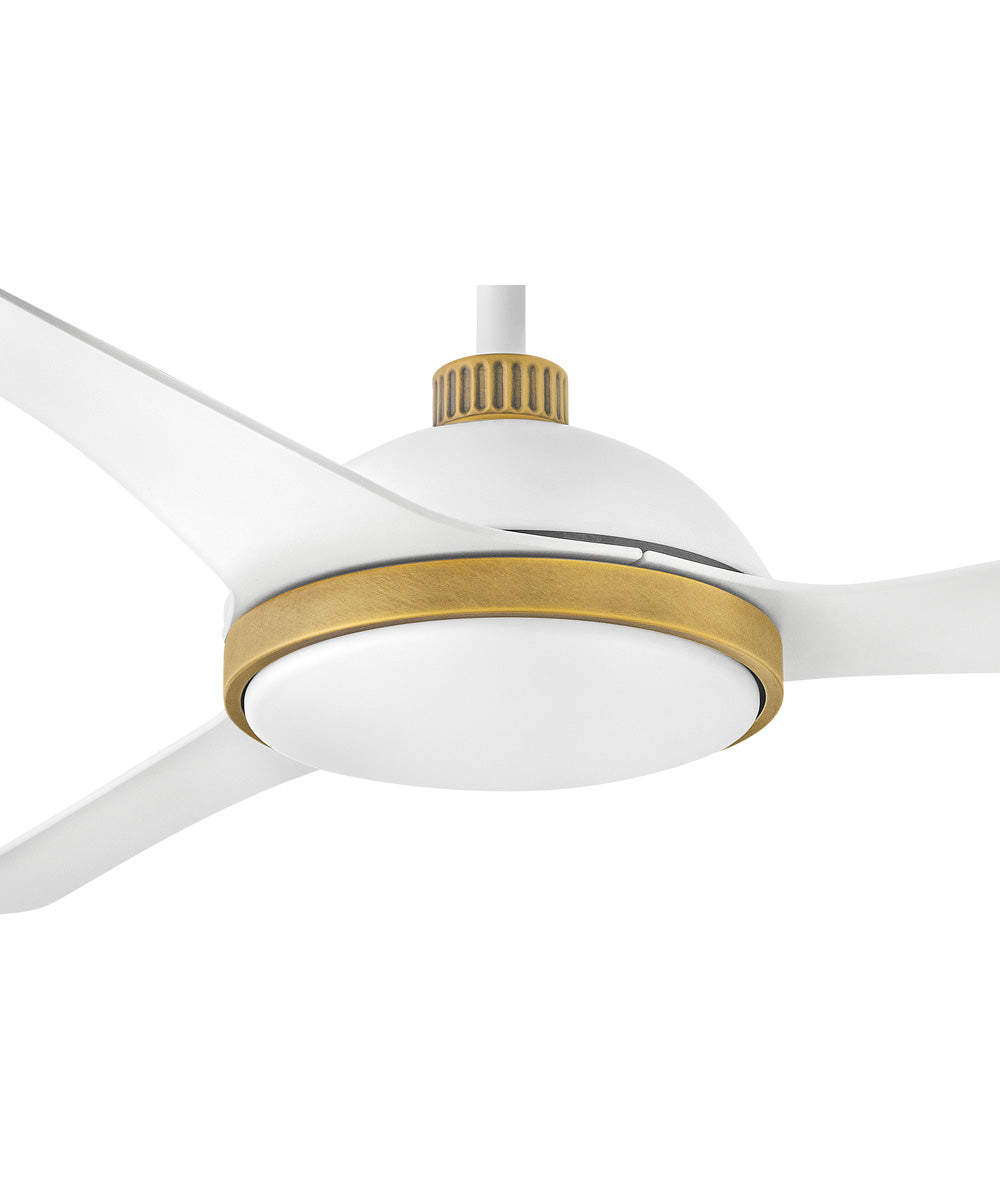 Alba 56" LED Smart Fan Matte White