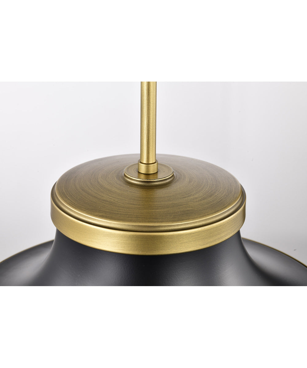 Lafayette 1-Light Pendant Matte Black