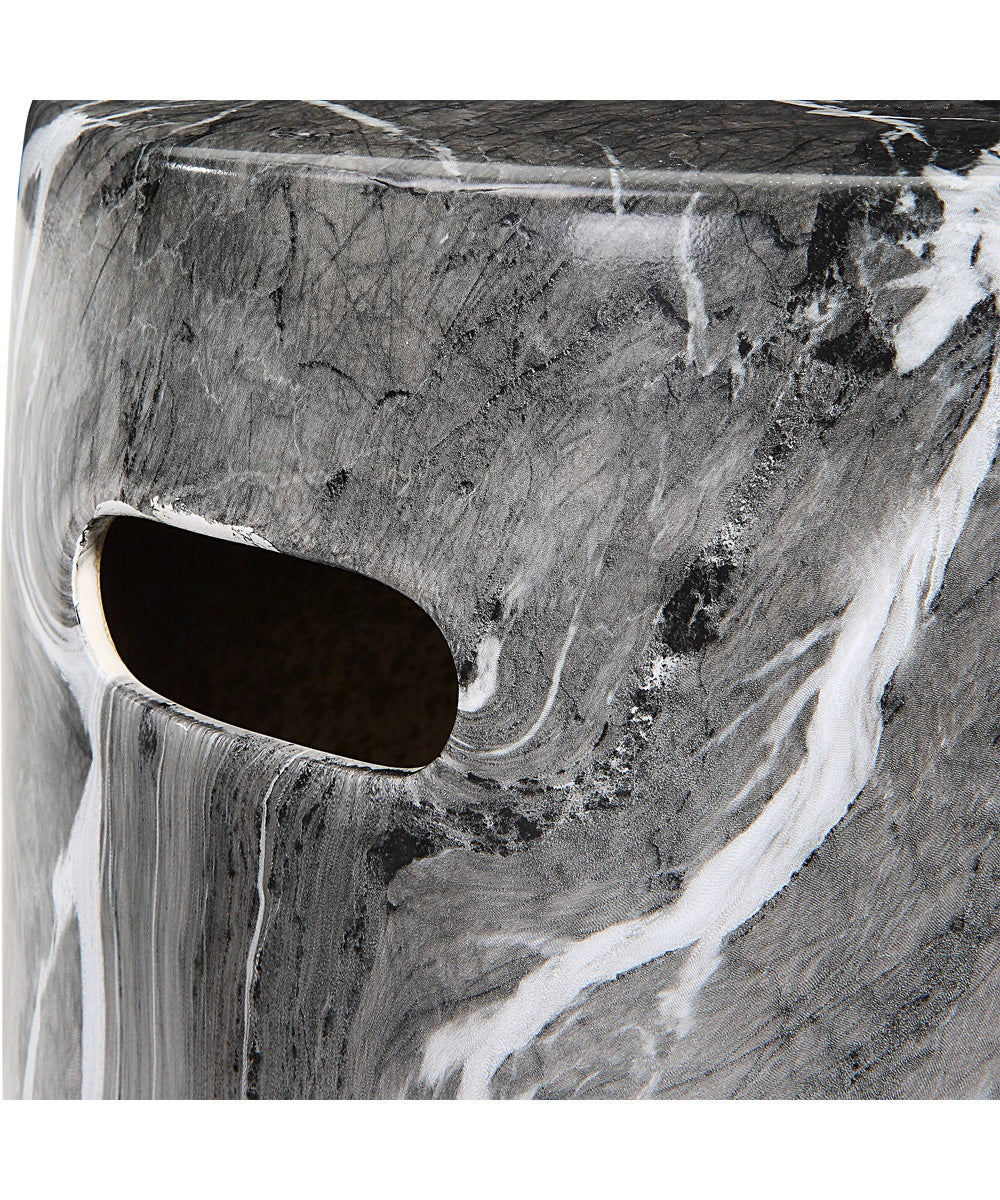 Marvel Marbled Garden Stool