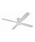 DeMarco 52" 4-blade Ceiling Fan Indoor/Outdoor Damp Rated 1-Light Fan White