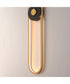 Gravity X-Large Outdoor LED Sconce Black / Gold