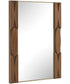 Macario Mid-Century Wood Mirror
