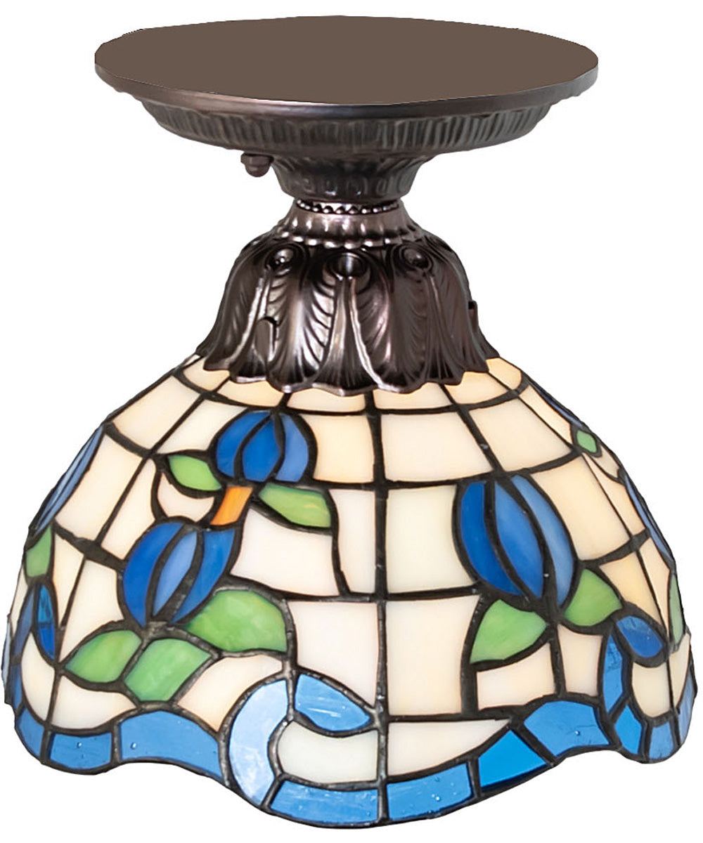 8" Wide Roseborder Flushmount Light