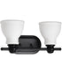 Russel 2-Light Vanity & Wall Matte Black