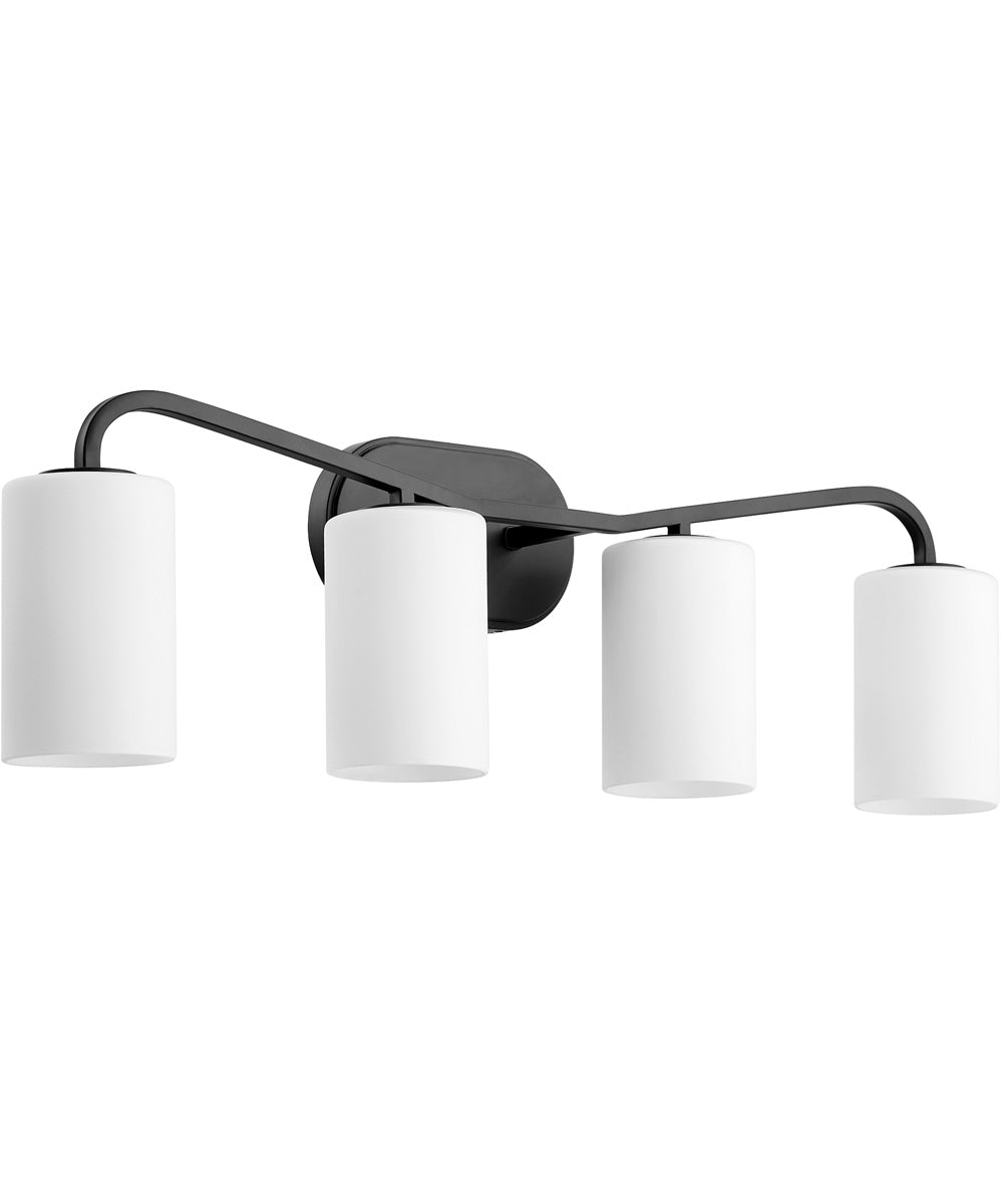 Rutherford 4-light Bath Vanity Light Matte Black