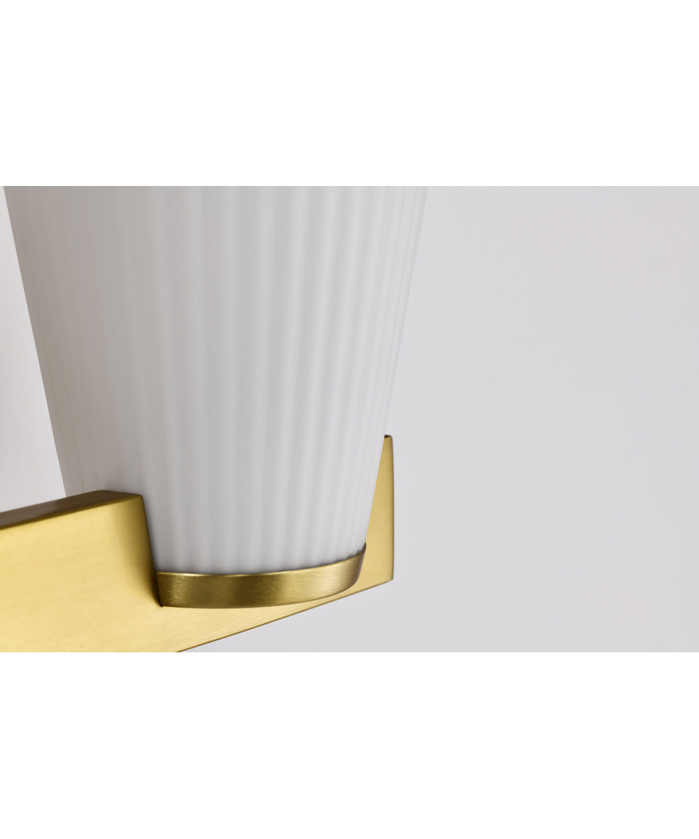 Royale 2-Light Vanity & Wall Burnished Brass