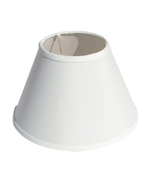 12"W x 8"H THREADED UNO Downbridge Lamp Shade White