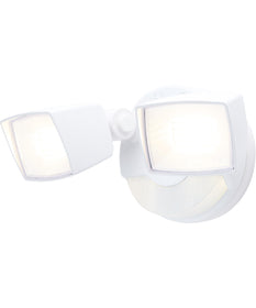 LED Security Light with Nightlight - White Finish
