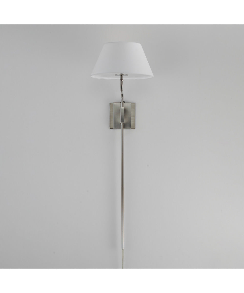 Dunbridge 1-Light Wall Sconce Polished Nickel