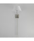 Dunbridge 1-Light Wall Sconce Polished Nickel