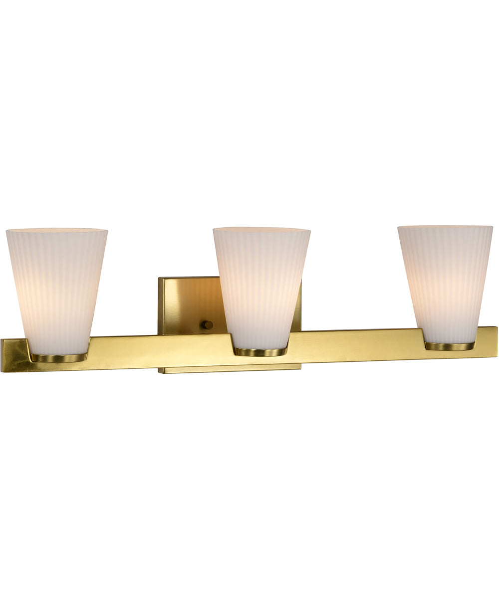 Royale 3-Light Vanity & Wall Burnished Brass
