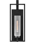Stassi 1-Light Medium Wall Mount Lantern in Black