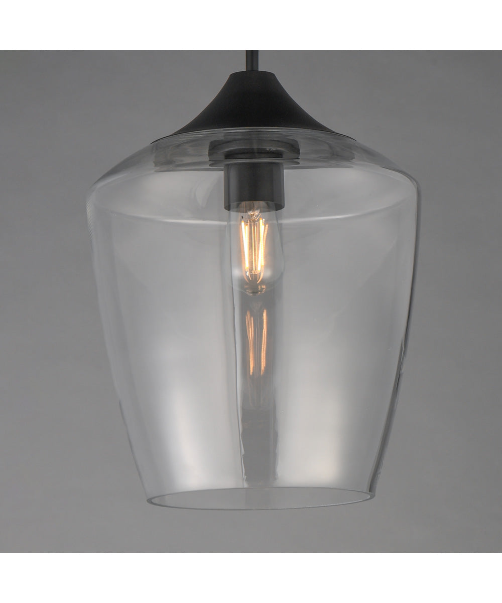 Goblet 12 inch Single Pendant Black