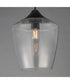 Goblet 12 inch Single Pendant Black