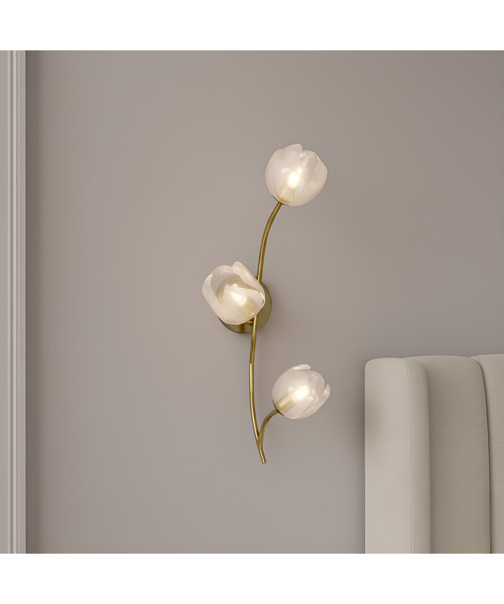 Walker 3-light Wall Sconce Vintage Brass