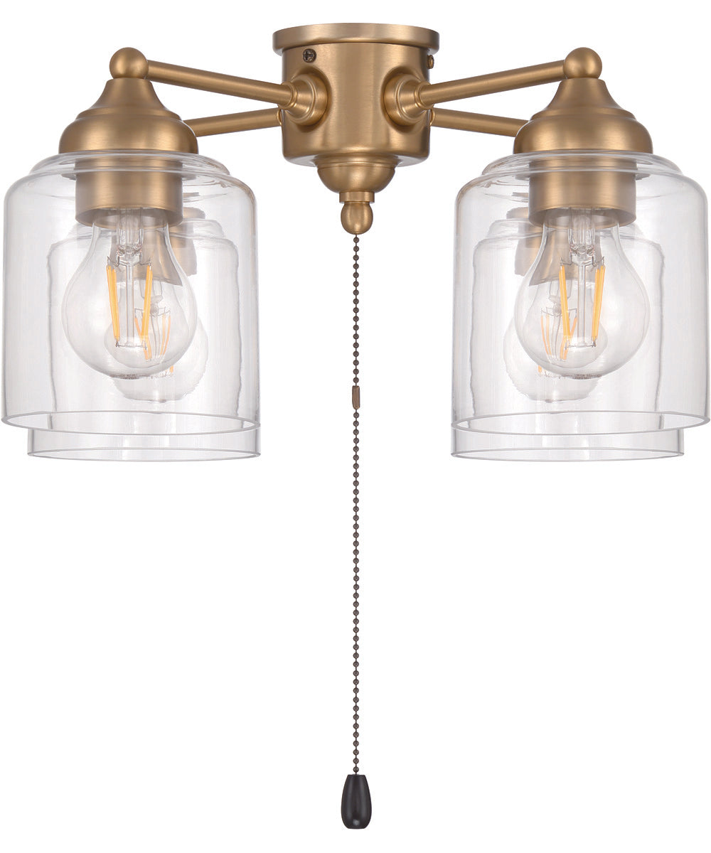 4-Light Accessory Satin Brass