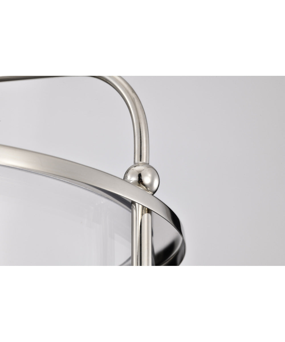 Yorktown 4-Light Pendant Polished Nickel