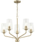 Celino 5-Light Chandelier Champagne Bronze